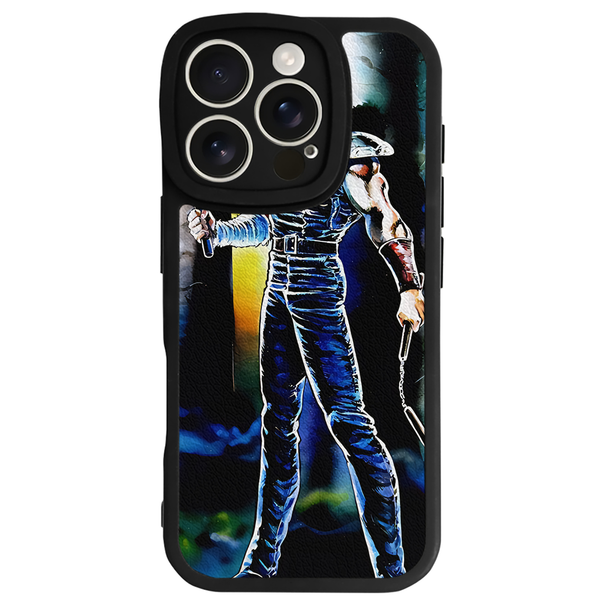 （画像用） 北斗の拳 Fist of the North Star 【iPhone 16シリーズ対応】シリコンスマホケース（レザー調） 材質：シリコン